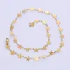 PVD Coated 18K Gold Plated Star 304 Stainless Steel Simple Style Waterproof Non Tarnish 304 Stainless Steel Choker