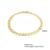 Wholesale Jewelry Vintage Style XUPING Simple Style Geometric Copper 18K Gold Plated Plating Cuban Link Chain Curb Chain Chain Bracelet