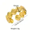 Wholesale Stainless Steel Shell Ring For Women 18K Gold Plated Ocean Vacation Style Geometric Pattern Adjustable Band Jewelry Accessory
