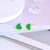 Wholesale Simple Style Heart Plating Copper Earrings Ear Studs