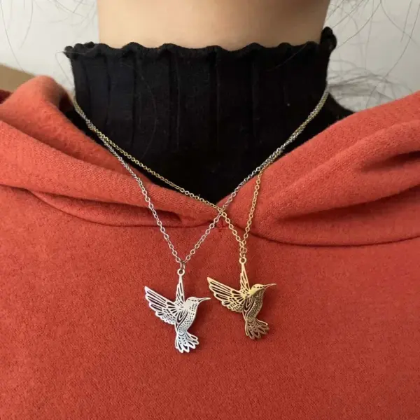Wholesale Jewelry Fashion Eagle 201 Stainless Steel 18K Gold Plated Plating Stainless Steel Necklaces