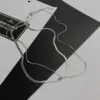 Wholesale Vintage Snake Bone Chain Stacking Titanium Steel Necklace Wholesale