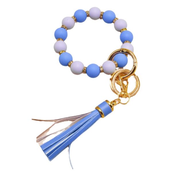 Wholesale Diamond-encrusted sunflower bracelet keychain