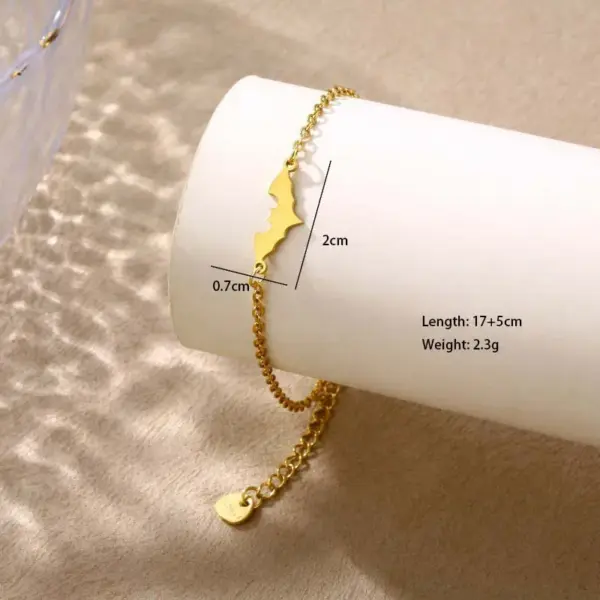 Wholesale Cute Hip-Hop Lady Cactus Star Moon 201 Stainless Steel Cable Chain Bracelets In Bulk