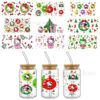 Wholesale Christmas HelloKitty UVDTF Crystal Transparent Sticker Cute Cartoon Pattern Glass Waterproof Scratch Resistant Cross Border