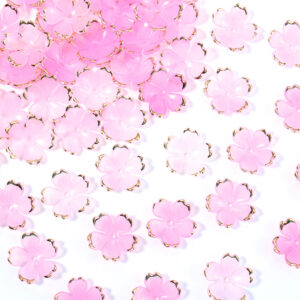 Cherry blossom petals rose pink diameter is about 1.8cm