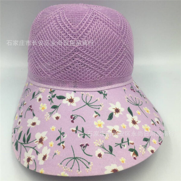 Wholesale Summer Women's Knitted Straw Hat Sunshade Beach Hat Outdoor Riding Big Riding Cap UV Protection Sun Hat