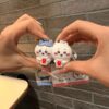 Wholesale Cute Cartoon Jiyka Wow chiikawa Jiyixiaoba Couple Friends Magnetic Key Chain Bag Pendant
