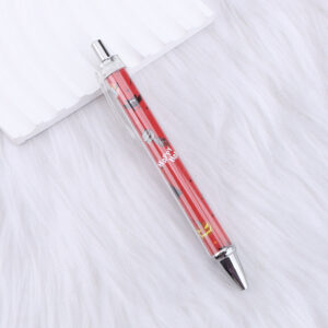 Bullet-shaped 0.7mm black / 12-Halloween Red