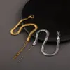 Casual Elegant Solid Color 304 Stainless Steel 18K Gold Plated Snake Chain PVD Coated Bracelets In Bulk