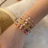 Wholesale Simple Style Commute Color Block 18K Gold Plated Rope Wholesale Bracelets