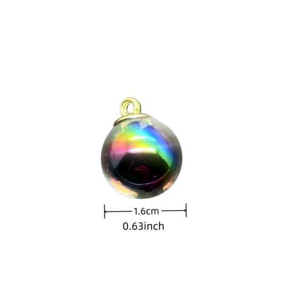 Wholesale in stock 16mmAB Color Bead Pendant Bead Earrings DIY Pendant Bracelet Crafts Decorative Buckle
