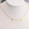 Wholesale Jewelry Casual Simple Style Cross Titanium Steel Zircon Inlay Bracelets Necklace
