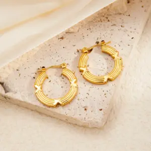 Oil Pressure Pattern Earrings