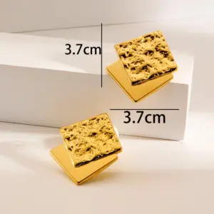 Liquid Metal Square-Gold