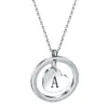 Wholesale Simple Style Letter Stainless Steel Titanium Steel Plating Pendant Necklace
