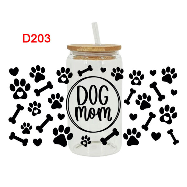 oly-0838845a403aa97160d799663d2a1f05 Wholesale New leopard print UV Cup sticker crystal logo pattern 23 cmX11cm in stock