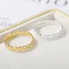 Wholesale PVD Coated Real Gold Plated Heart Stainless Steel Simple Style Waterproof Non Tarnish Rings