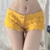 oly-083c1673ef82788fb0b55ba67d213dff Wholesale 616# Summer Women's Jeans Denim Shorts Pants Low Waist Sexy Nightclub Clothing