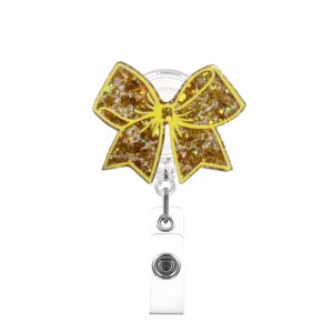 Golden yellow + rotating crocodile clip