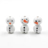 Wholesale 10PCS Christmas 20mm Snowman Wooden Beads Christmas Tree