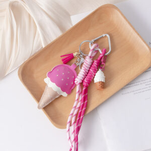 Miu pendant-rose pink ice cream-resin ice cream