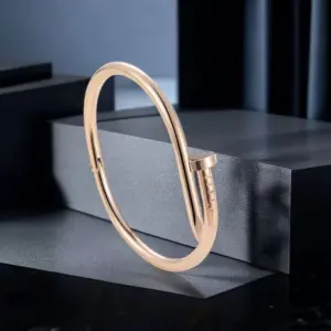 Rose Gold Nail Bracelet