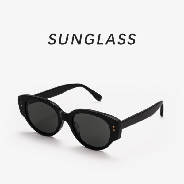 Wholesale Fashion Retro White Cat's Eye Sunglasses Women High-end Sense 6010 HD Nylon Sunscreen Women Sunglasses