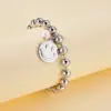 Real Gold Plated Smile Face Heart Shape Flower 304 Stainless Steel Casual Hip-Hop Waterproof Non Tarnish Bracelets
