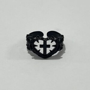 J595 cross love [black] / Opening is adjustable