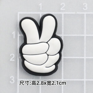 Soft rubber: v gloves [2.8*2.1cm small]