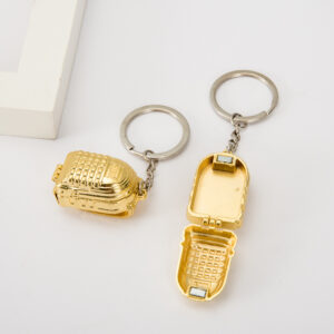 Openable backpack gold