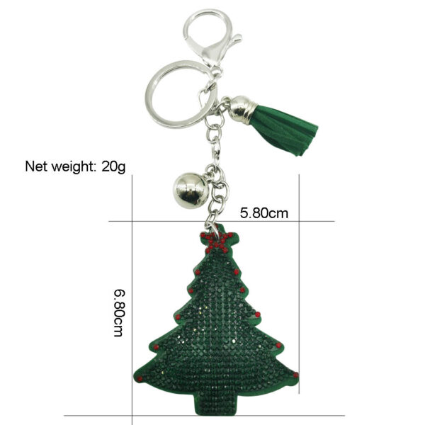 oly-087d836cf55d4993b59c552a247d59e5 Wholesale Christmas tree diamond studded keychain