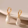 Wholesale 1 Pair Elegant Geometric Plating Copper 18k Gold Plated Earrings