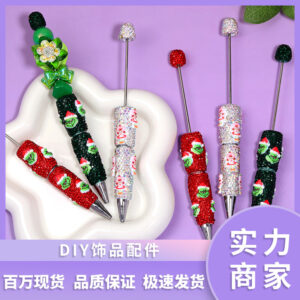 Wholesale Clay glitter beaded pen