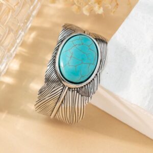 Ancient silver turquoise