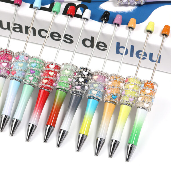 oly-08a54900c6a659c79f1efd238a85b7f5 Wholesale beadable pens Flash rhinestone diy beadable pen