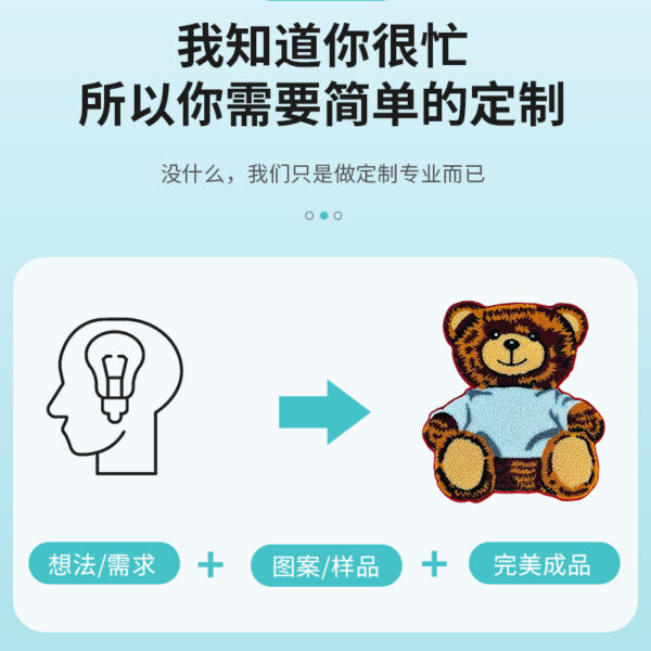 Wholesale Down Jacket Patch DIY Self-Adhesive Embroider Patch Retro Crown Embroider Velcro Decorative Badge Embroider Cloth Patch