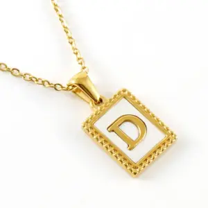 Gold D (Including Chain)
