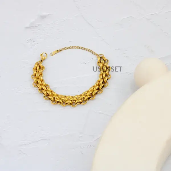 Geometric 304 Stainless Steel Fashion Necklace