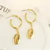 Fashion Shell Shell Inlaid Shell Artificial Pearls Women's Earrings 1 Pair