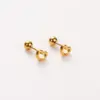 Wholesale PVD Coated Real Gold Plated 14K Gold Letter Heart Shape Wings 304 Stainless Steel Basic Modern Style Simple Style Waterproof Non Tarnish Ear Studs