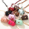 Wholesale Small and Cute Leather Coin Purse Necklace