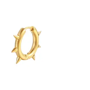 2.5*10 Sharp Cone Ear Clip / Gold