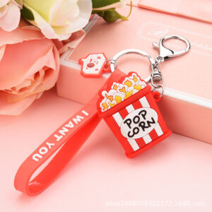 Popcorn "leather rope] / Keychain
