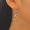 oly-08c6ed2b5a3754ea054e6838aa2400a2 Wholesale Twisted Leaf Earrings