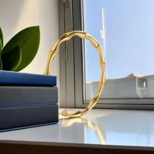 14-B-10 Gold C- Shaped Bracelet