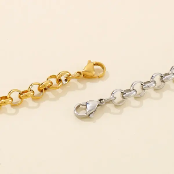 Wholesale PVD Coated 18K Gold Plated Heart Stainless Steel Fashion Waterproof Non Tarnish Jewelry Set