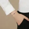 Fashion Eye 201 Stainless Steel Stainless Steel Bracelets In Bulk