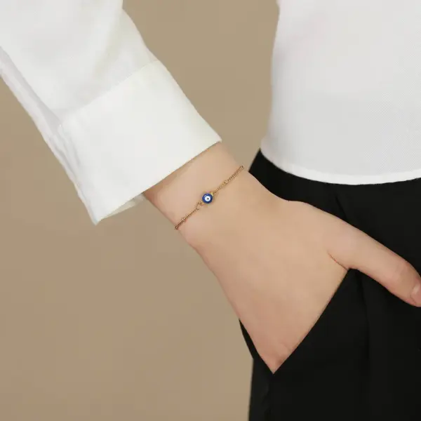 Fashion Eye 201 Stainless Steel Stainless Steel Bracelets In Bulk